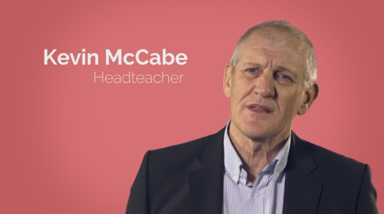 Kevin McCabe headteacher from Jervoise school